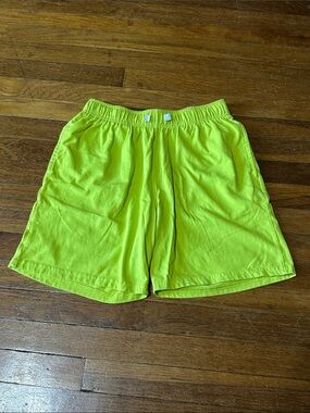 Cat & Jack Neon Lime Athletic Shorts, Sz 14